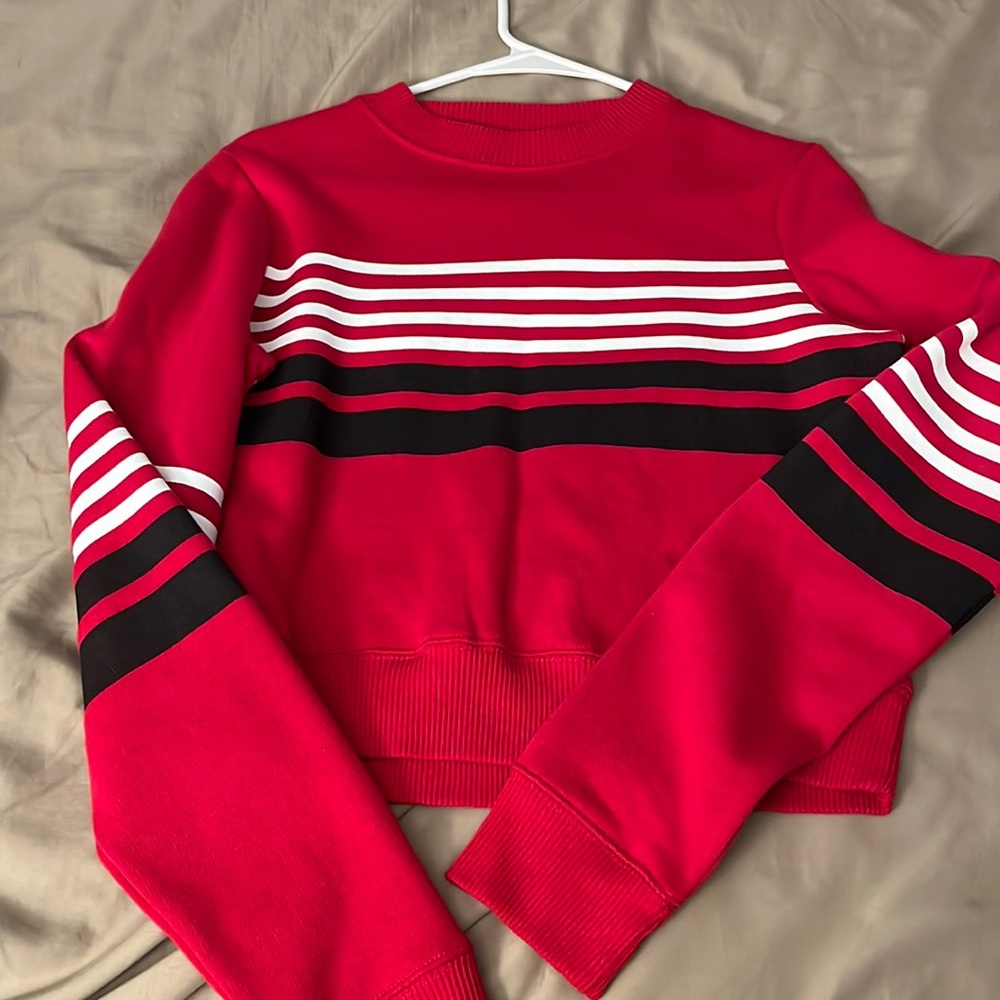 Hollister red sweater